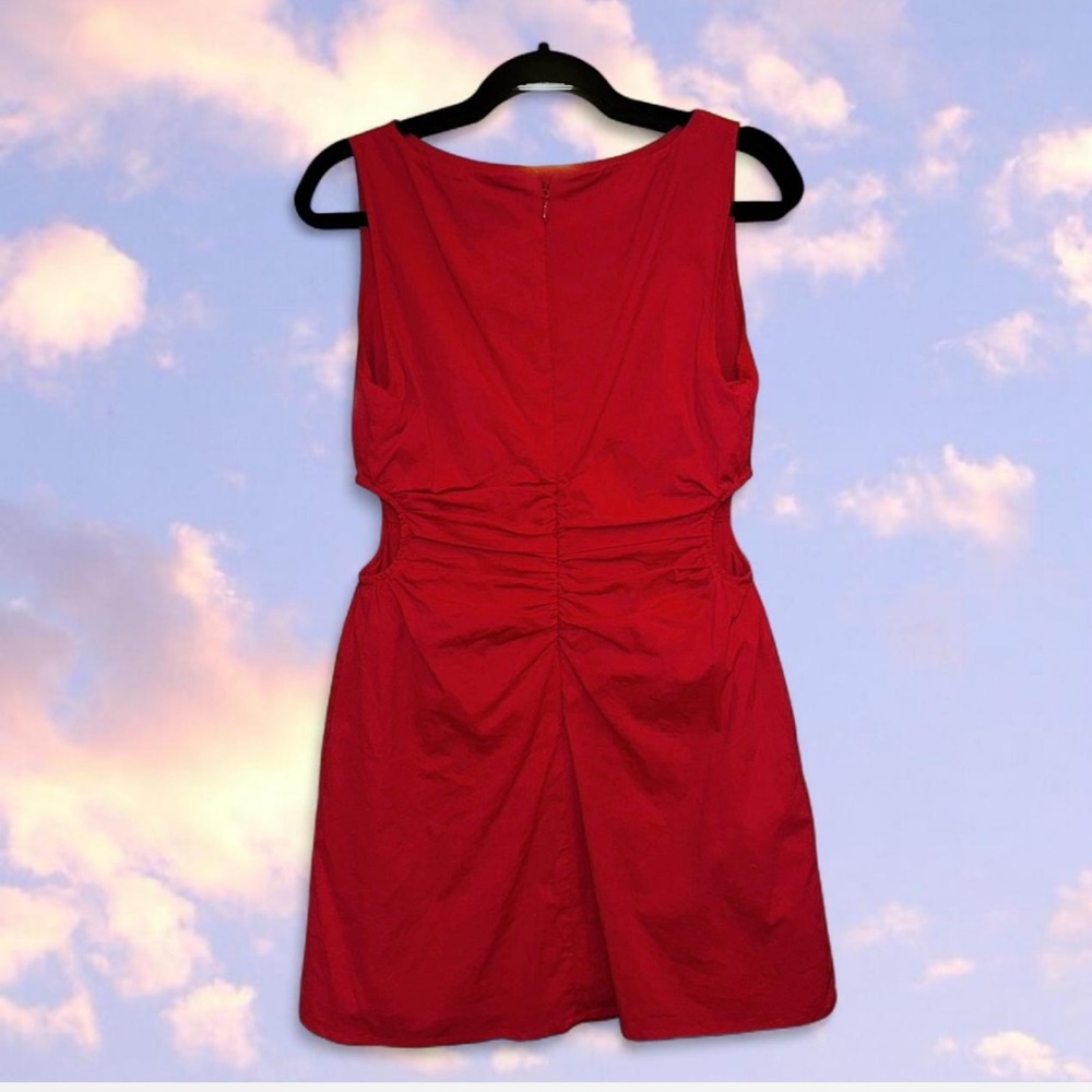 Abercrombie Cotton Stretch Cutout Mini Dress - Picture 2 of 4